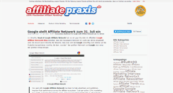 Desktop Screenshot of affiliatepraxis.de